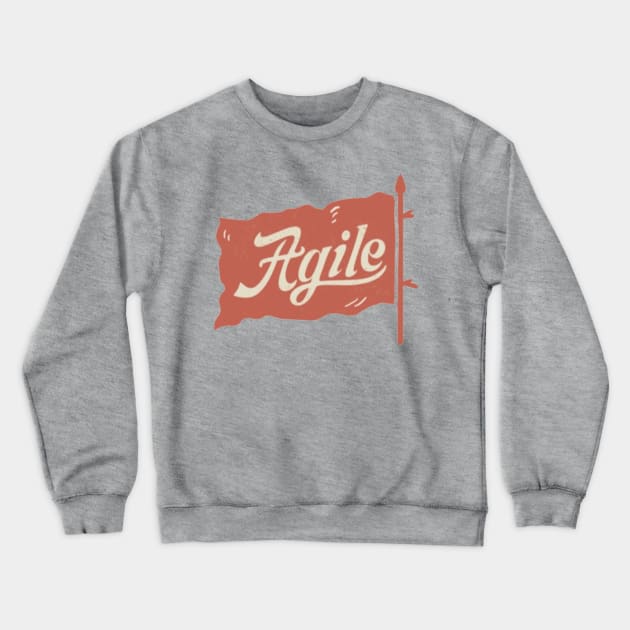 Agile flag Crewneck Sweatshirt by Agile Veterinary Surgery